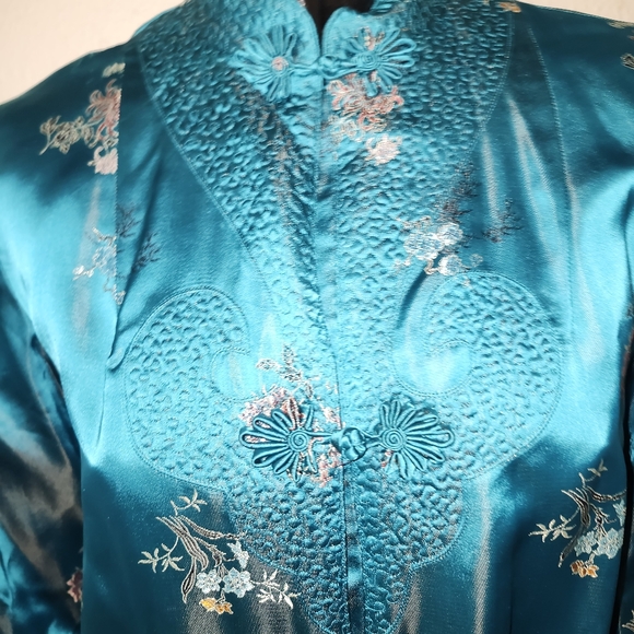 Vintage Chinese Silk Kimono Size 36 - Picture 3 of 10